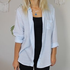 Anthropologie Lili’s Closet Striped Button Down